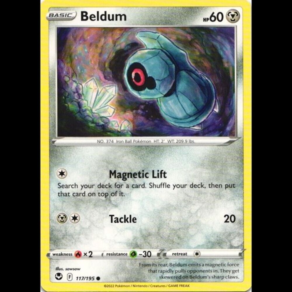 Beldum #117 Pokemon Silver Tempest